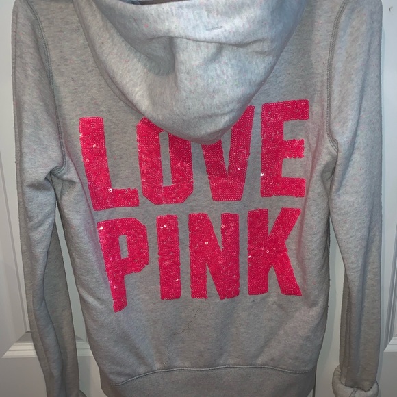 Pink Zip-Up Hoodie - Picture 2 of 2